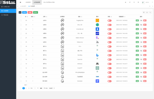 图片[2]-2023全新UI的AI网址导航系统源码 基于Thinkphp6框架+视频源码-51源码