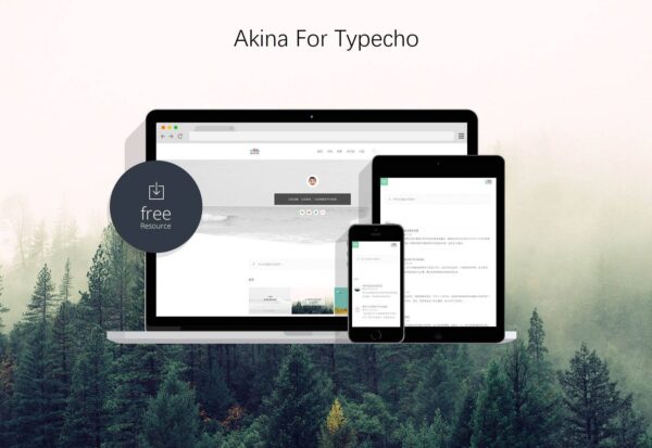 图片[1]-Akina for Typecho 主题模板，原WordPress主题移植-51源码