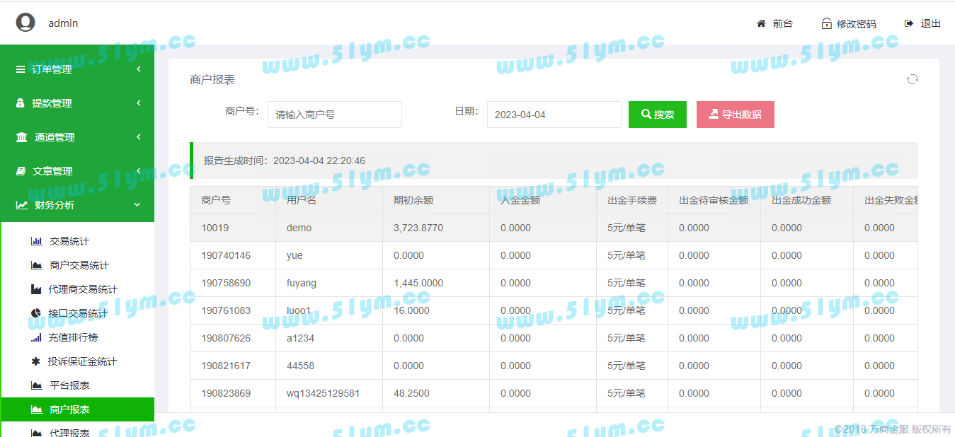 图片[13]-【亲测】聚合支付万商金服聚合代付和支付系统开源无授权源码-51源码